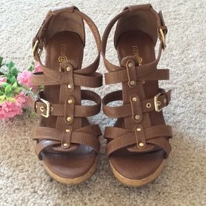 NEW 🧡 @titude Platform Wedge Sandals